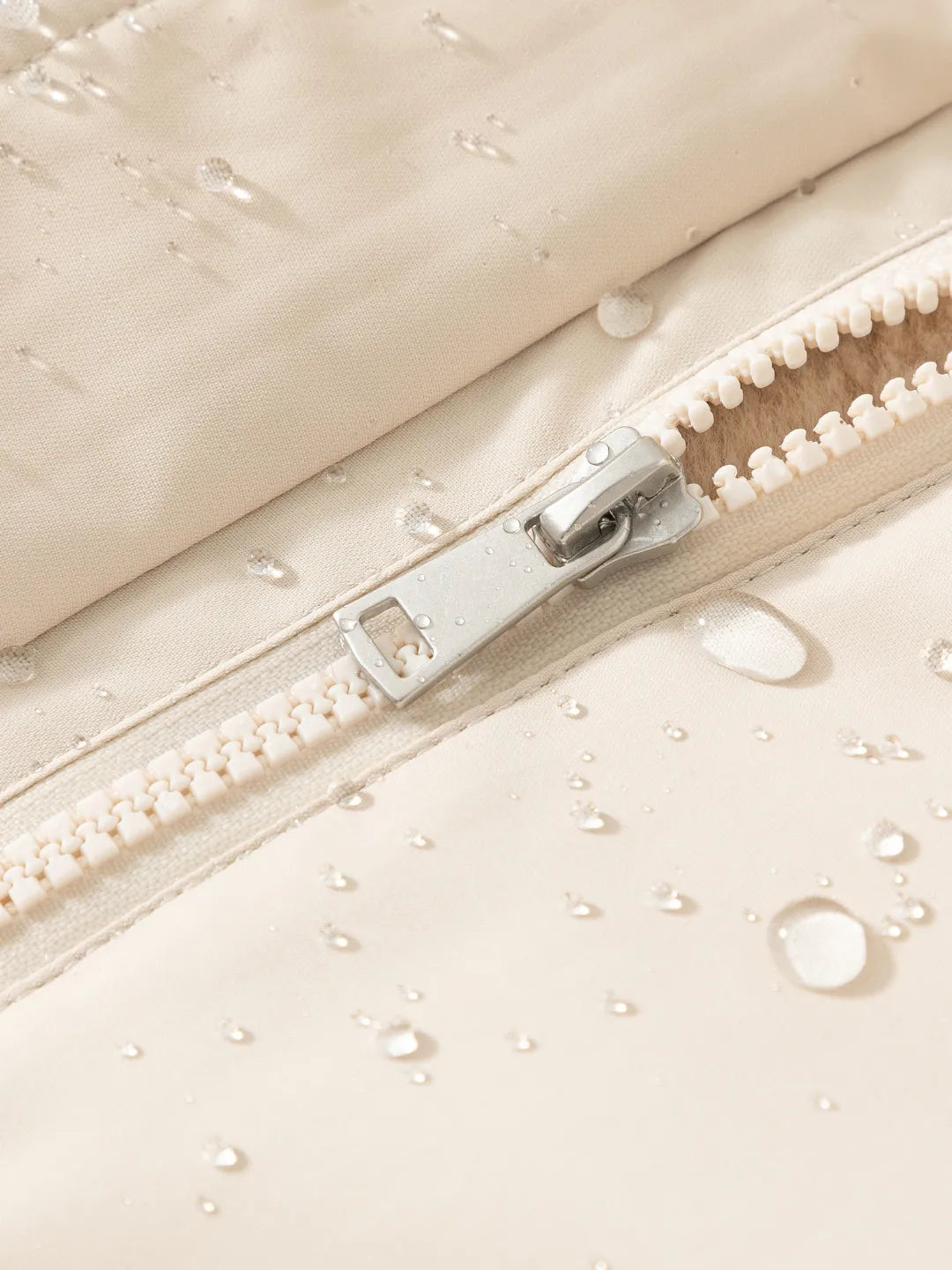 WarmCore™ Faux Fur Mid-Length Hooded Drawstring Parka With Adjustable Waist Belt Desig