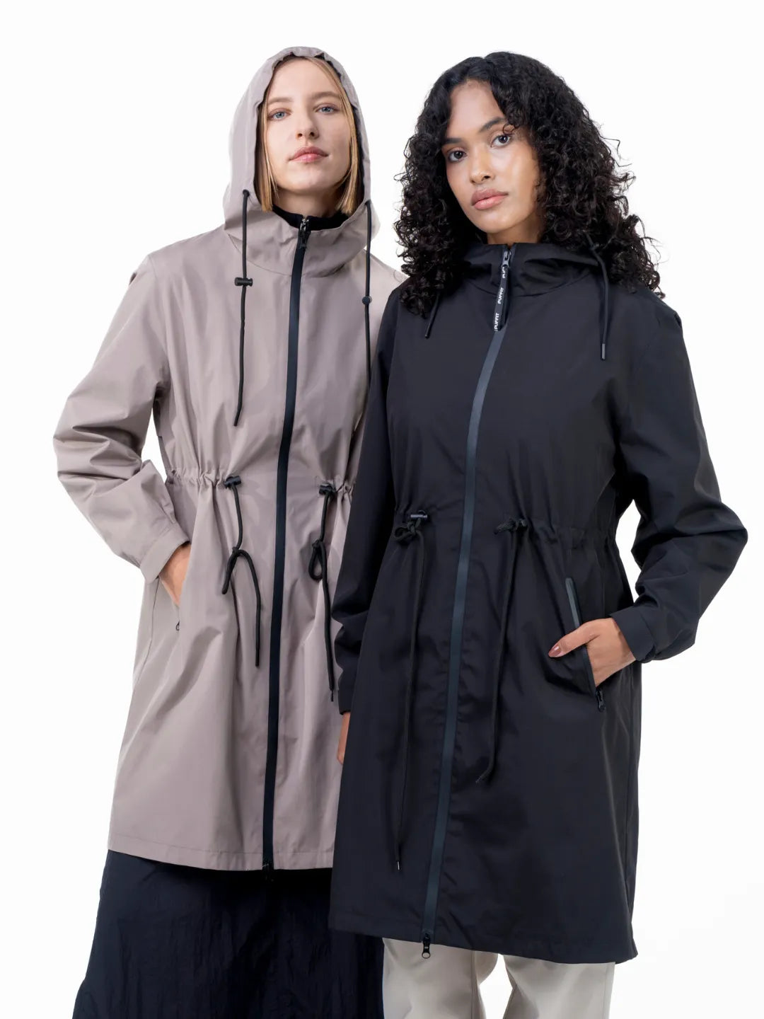 STM-TEX™ Long Line Waterproof Raincoat With Warmer brushed lining
