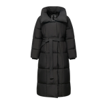 WarmCore™ Extra Long Length Belted Button Puffer