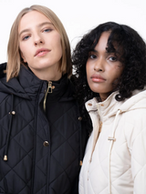 WarmCore™ Premium Mid-length Diamond Quilted Drawstring