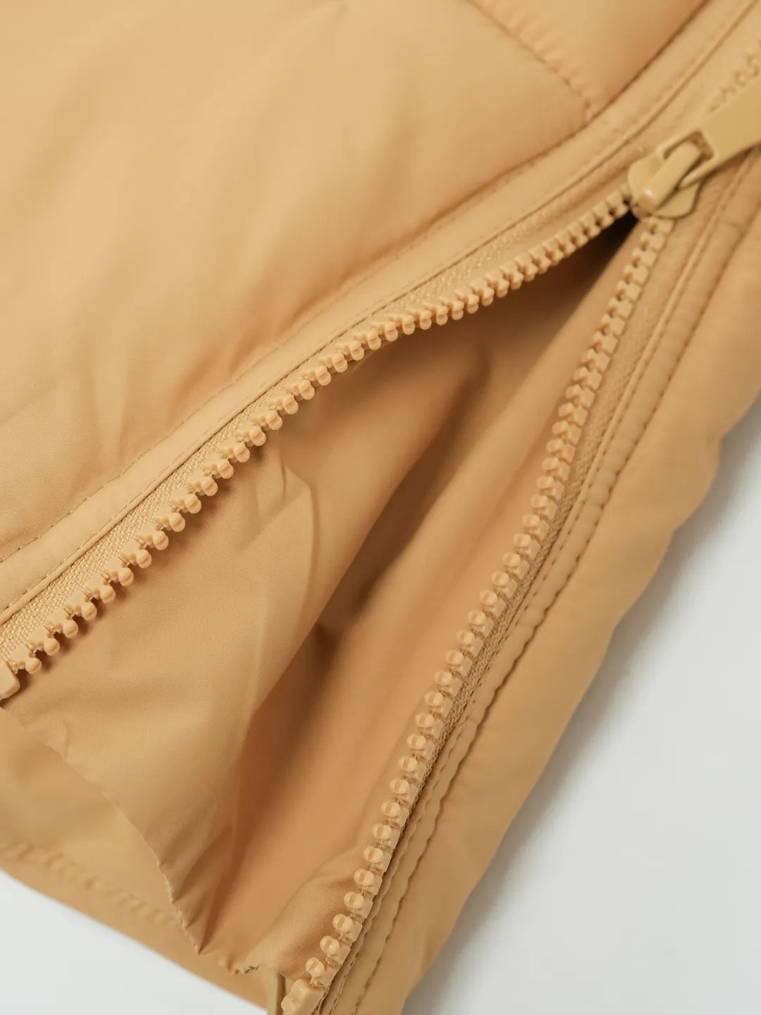 WarmCore™Faux Fur Collar Puffer With Detached Hood,Removable Faux Fur Collar