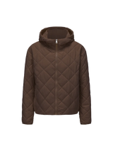 WarmCore™ Premium Hooded Lightweight Short Quilted Jacket