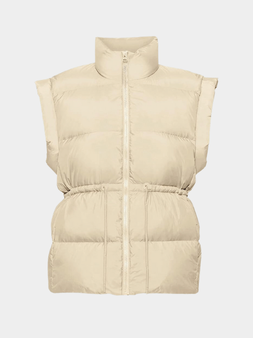 Go.G.G Selected Padded Pannel Belted Puffer Gilet