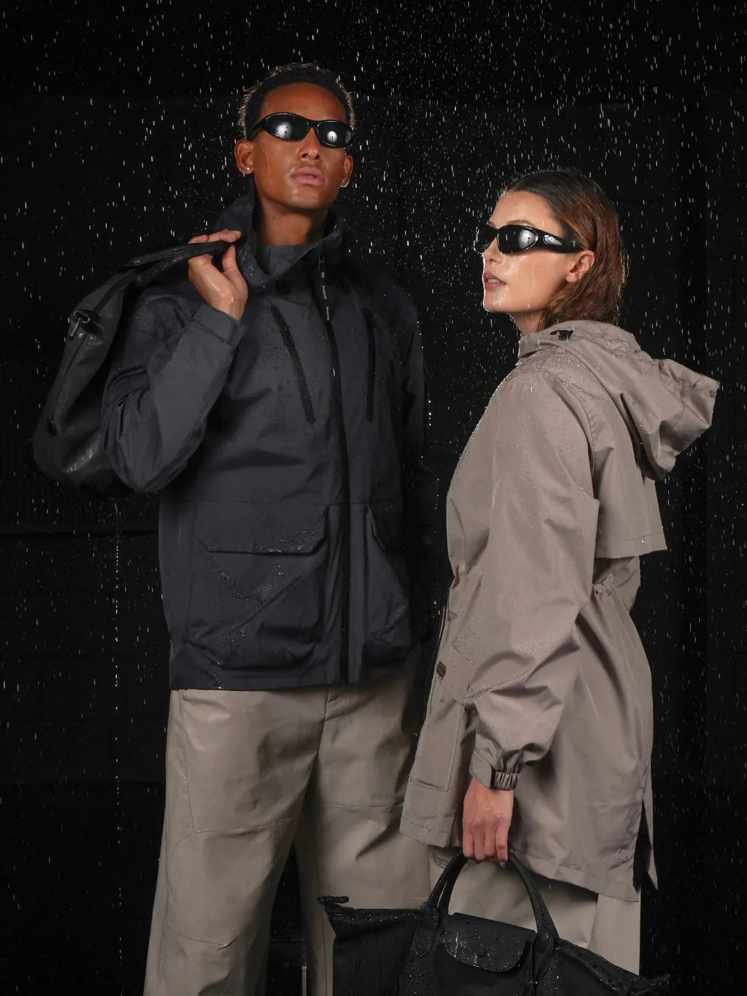 STM-TEX™ Mid Length Waterproof Raincoat With Large Pockets