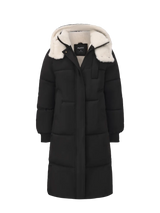 WarmCore™ Faux Fur Lined Classic Long Hooded Puffer Jacket