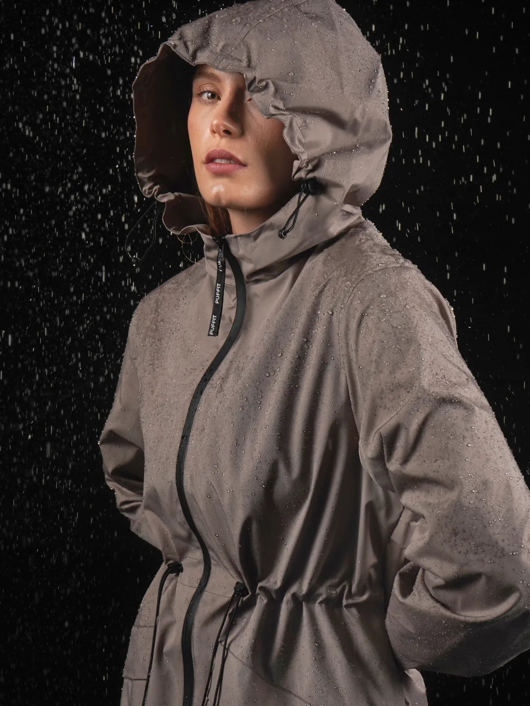 STM-TEX™ Mid Length Waterproof Raincoat With Large Pockets