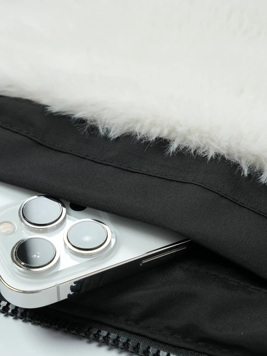 WarmCore™ Faux Fur Lined Classic Long Hooded Puffer Jacket