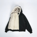 WarmCore™ Faux Fur Lined Water Repellent Bomber Jacket