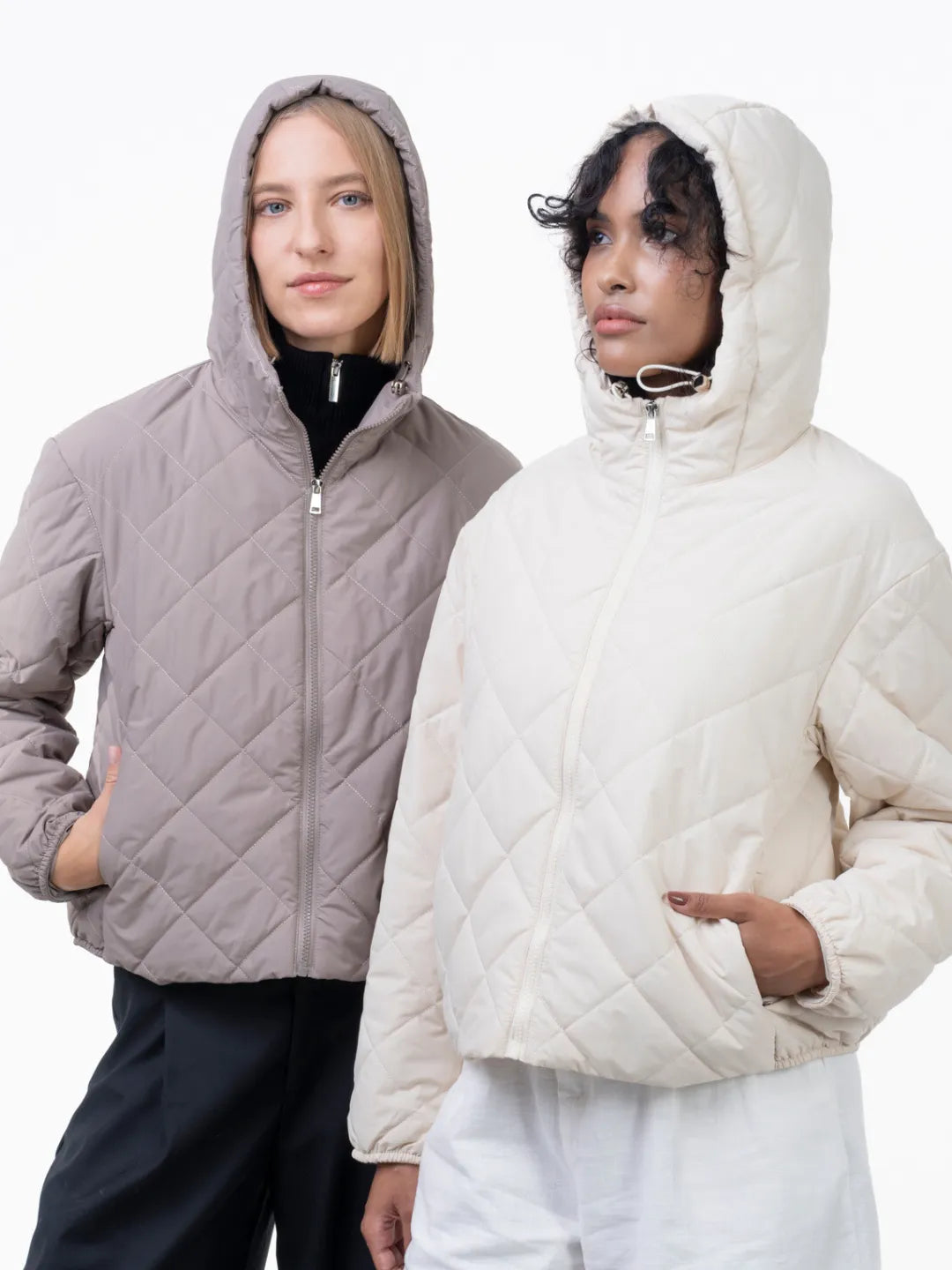 WarmCore™ Premium Hooded Lightweight Short Quilted Jacket
