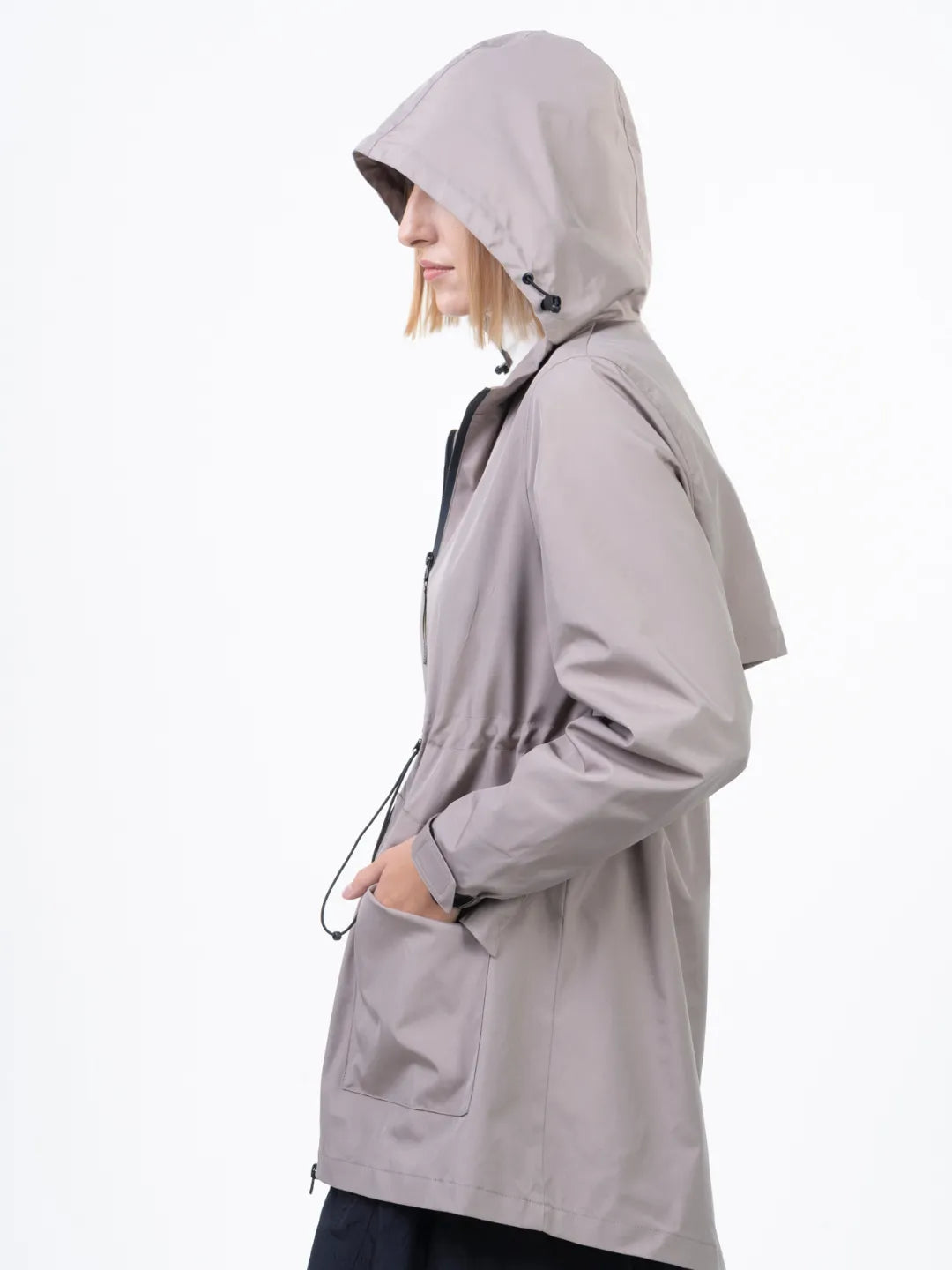 STM-TEX™ Mid Length Waterproof Raincoat With Large Pockets