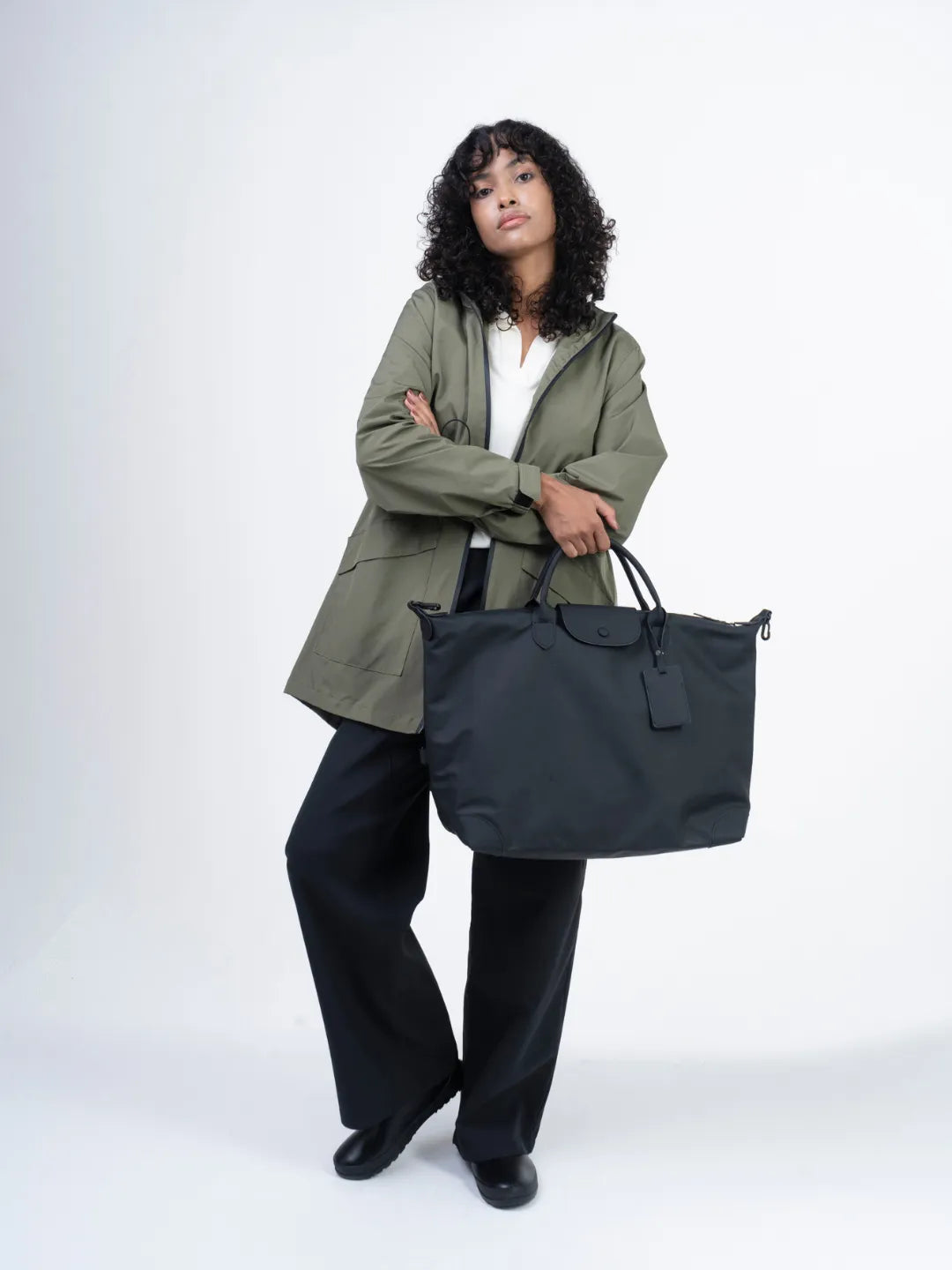 STM-TEX™ Mid Length Waterproof Raincoat With Large Pockets