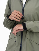 STM-TEX™ Mid Length Waterproof Raincoat With Large Pockets