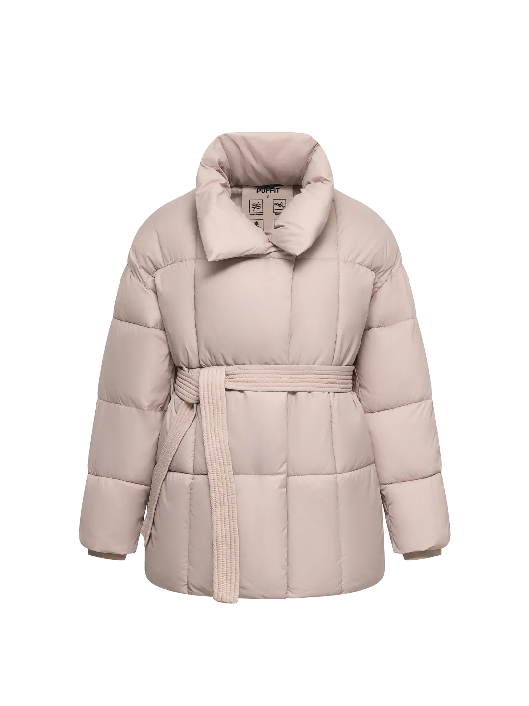 WarmCore™ Premium Belted Puffer Jacket