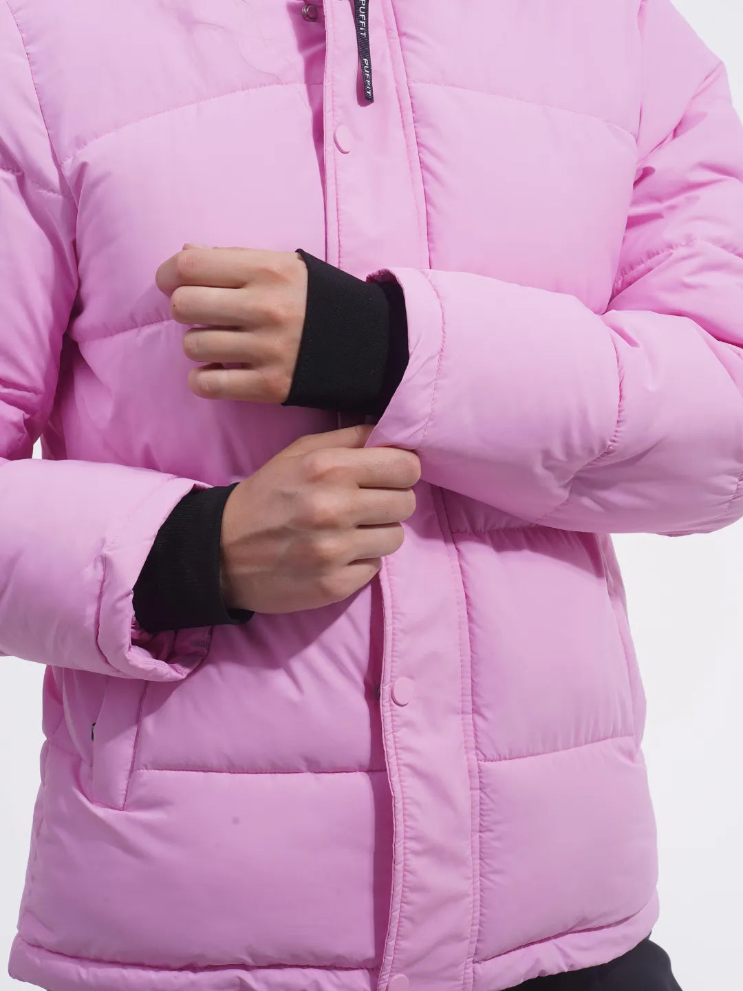 WarmCore™ Premium Detachable-Hood Regular Length Puffer Jacket