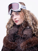 WarmCore™ Premium Elegant Detachable Faux Fur Collar Puffer With Belt