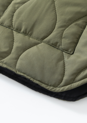 Water Repellent Quilted Crew Neck Puffer Jacket